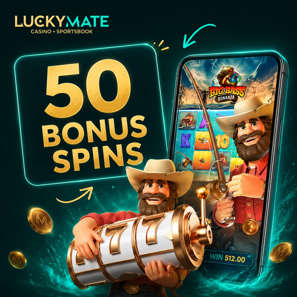 LuckyMate Australia bonus spins preview